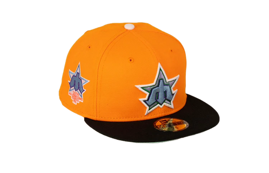 New Era 59Fifty Seattle Mariners 1979 All Star Game "Kid's Classics Pt. 1" Fitted Hat - Orange/Black